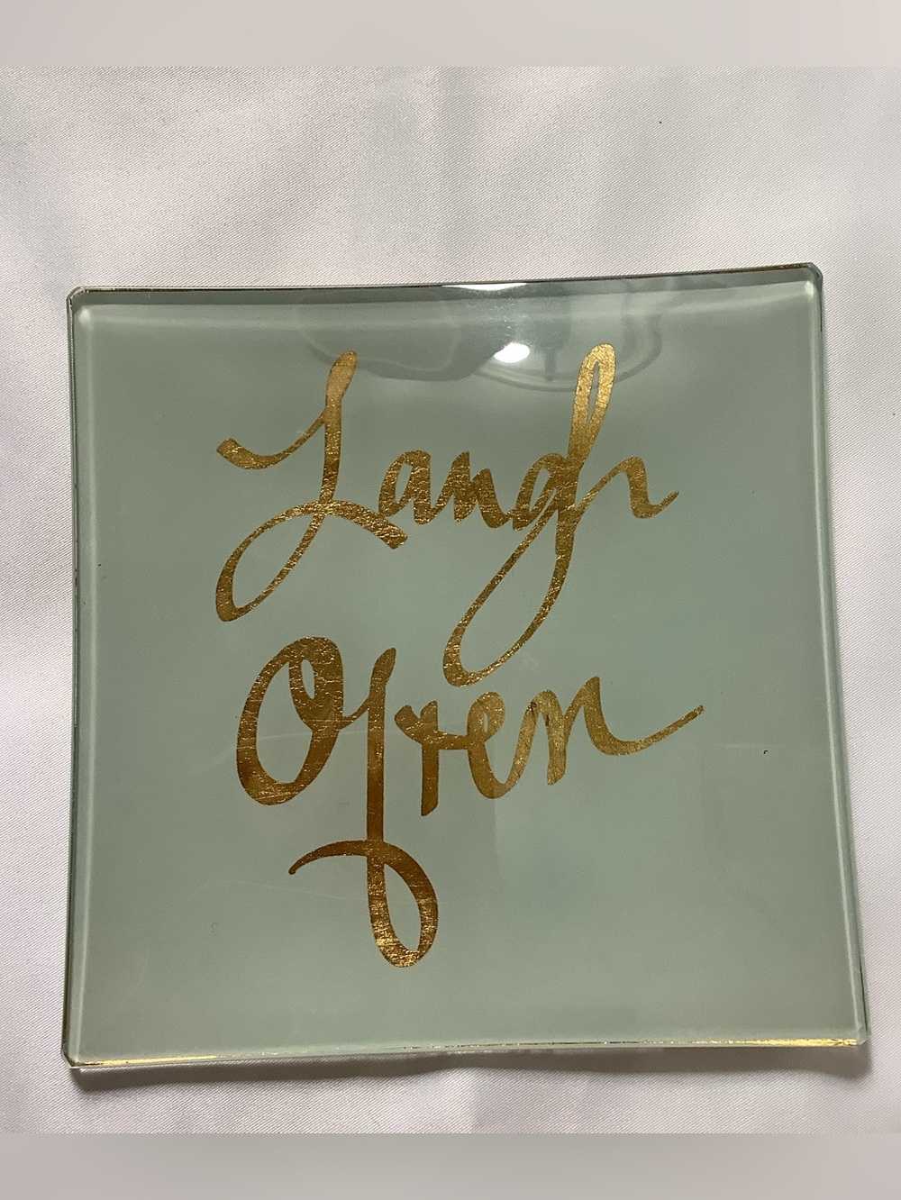 Vanity Tray in Gold tone for Jewelry
